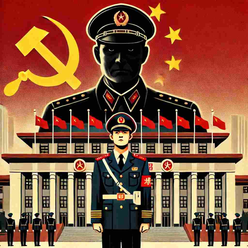 中共国警察的权威来源是非法的